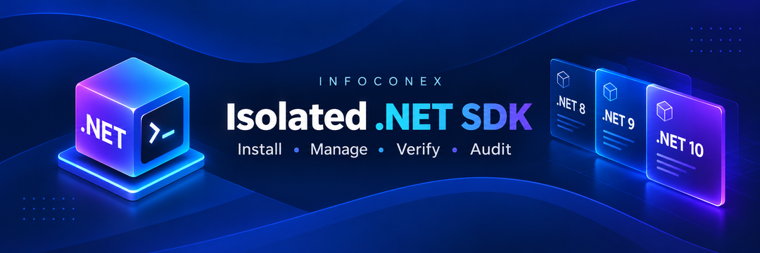 Isolated .NET SDK banner